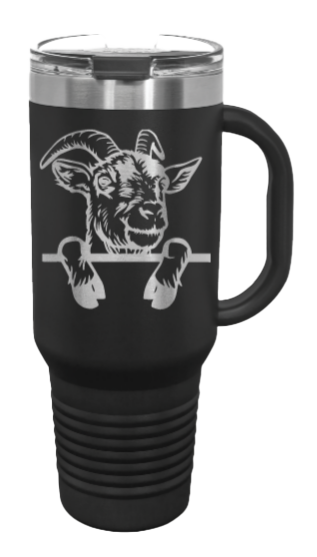 Goat 40oz Handle Mug Laser Engraved