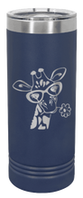 Load image into Gallery viewer, Giraffe 2 Laser Engraved Skinny Tumbler (Etched)
