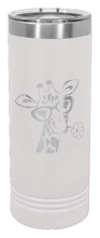 Load image into Gallery viewer, Giraffe 2 Laser Engraved Skinny Tumbler (Etched)
