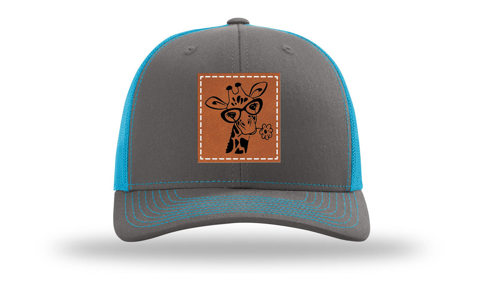 Charcoal / Neon Blue