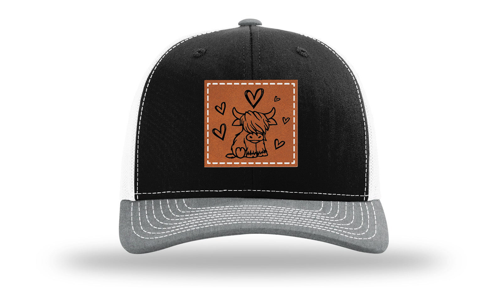 Black / White / Heather Grey