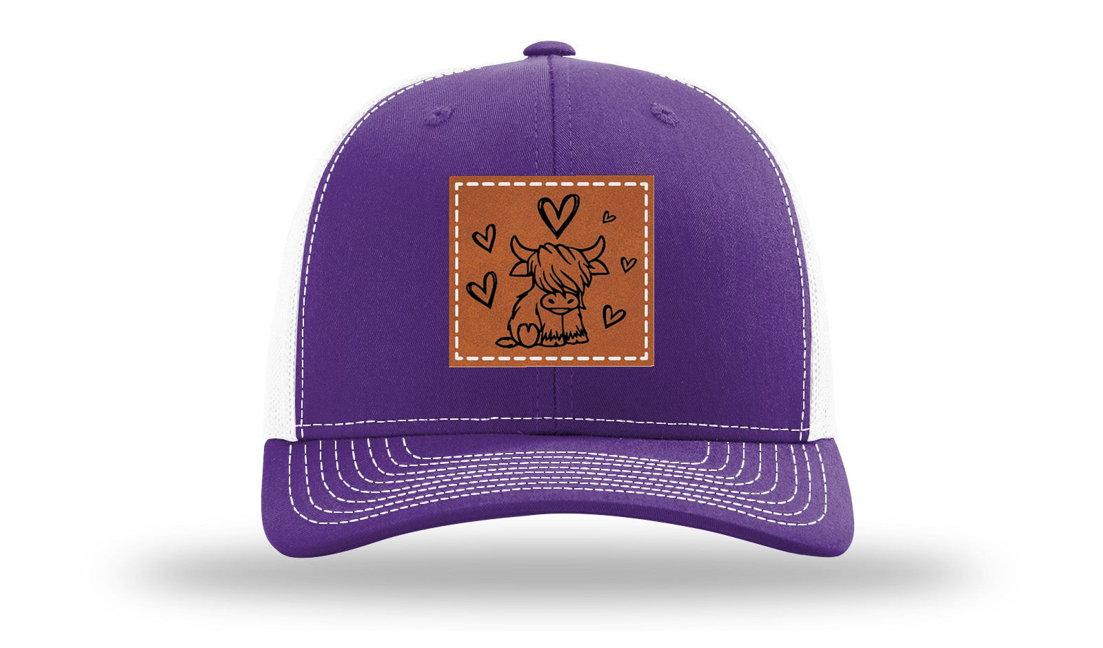 Purple / White