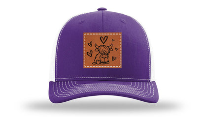 Purple / White