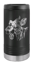 Load image into Gallery viewer, Cow With Bandana Laser Engraved Slim Can Insulated Koosie
