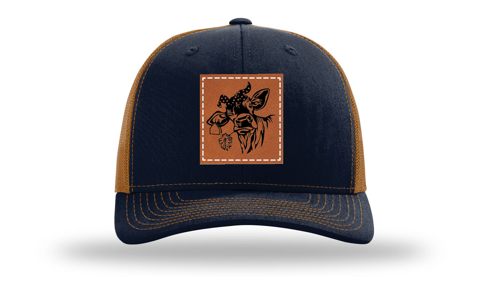 Navy / Caramel
