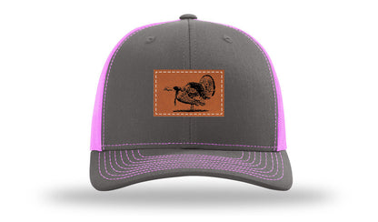 Turkey Strut Leather Patch Richardson 112 Hat