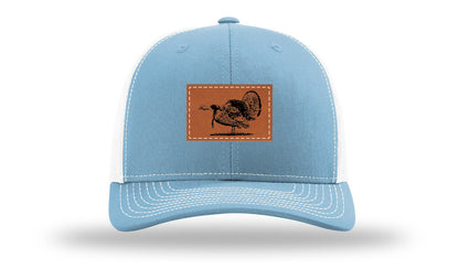 Turkey Strut Leather Patch Richardson 112 Hat