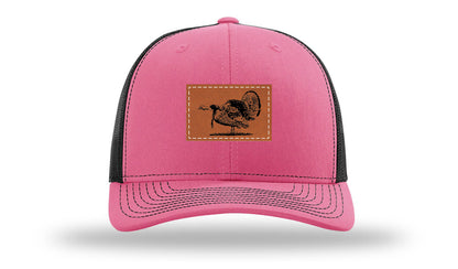 Turkey Strut Leather Patch Richardson 112 Hat