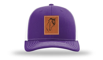 Purple / White