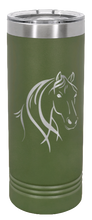 Load image into Gallery viewer, Horse 1 Laser Engraved Skinny Tumbler (Etched)
