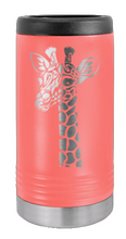 Load image into Gallery viewer, Giraffe Laser Engraved Slim Can Insulated Koosie
