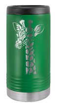 Load image into Gallery viewer, Giraffe Laser Engraved Slim Can Insulated Koosie
