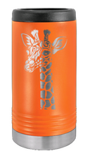 Load image into Gallery viewer, Giraffe Laser Engraved Slim Can Insulated Koosie
