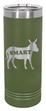 Load image into Gallery viewer, Smart Ass Laser Engraved Skinny Tumbler (Etched)
