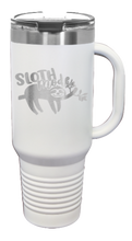 Load image into Gallery viewer, Sloth 40oz Handle Mug Laser Engraved

