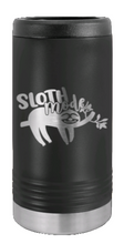 Load image into Gallery viewer, Sloth Laser Engraved Slim Can Insulated Koosie
