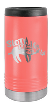 Load image into Gallery viewer, Sloth Laser Engraved Slim Can Insulated Koosie
