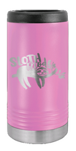 Load image into Gallery viewer, Sloth Laser Engraved Slim Can Insulated Koosie
