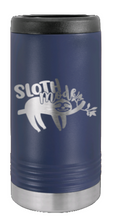 Load image into Gallery viewer, Sloth Laser Engraved Slim Can Insulated Koosie
