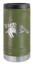 Load image into Gallery viewer, Sloth Laser Engraved Slim Can Insulated Koosie
