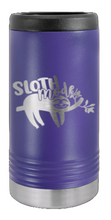 Load image into Gallery viewer, Sloth Laser Engraved Slim Can Insulated Koosie
