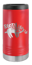 Load image into Gallery viewer, Sloth Laser Engraved Slim Can Insulated Koosie
