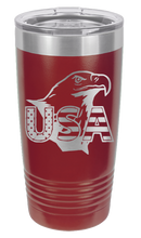 Load image into Gallery viewer, USA Eagle Laser Engraved Tumbler (Etched)
