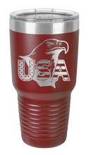 Load image into Gallery viewer, USA Eagle Laser Engraved Tumbler (Etched)
