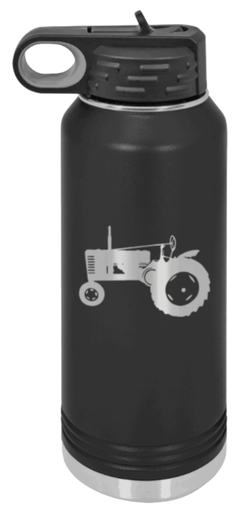 Tractor 2 Laser Engraved Water Bottle (Etched)