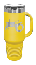Load image into Gallery viewer, Tractor 2 40oz Handle Mug Laser Engraved
