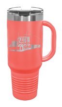 Load image into Gallery viewer, Truck 2 40oz Handle Mug Laser Engraved
