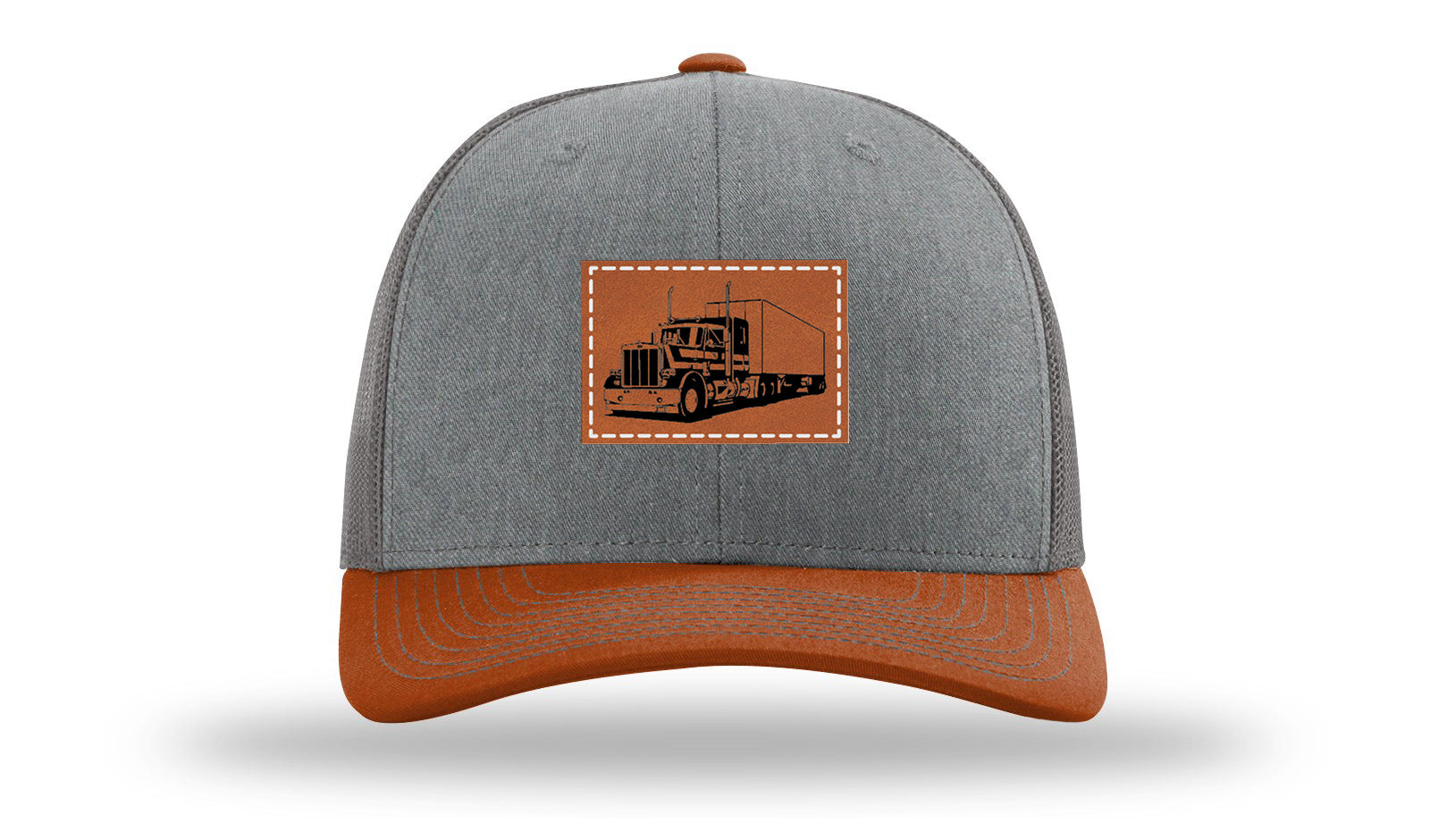 Heather Grey / Charcoal / Dark Orange