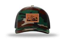 Load image into Gallery viewer, Tow Truck 2 Leather Patch Richardson 112 Duck Camo Hat

