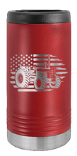 Load image into Gallery viewer, Tractor Flag Laser Engraved Slim Can Insulated Koosie
