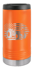 Load image into Gallery viewer, Tractor Flag Laser Engraved Slim Can Insulated Koosie
