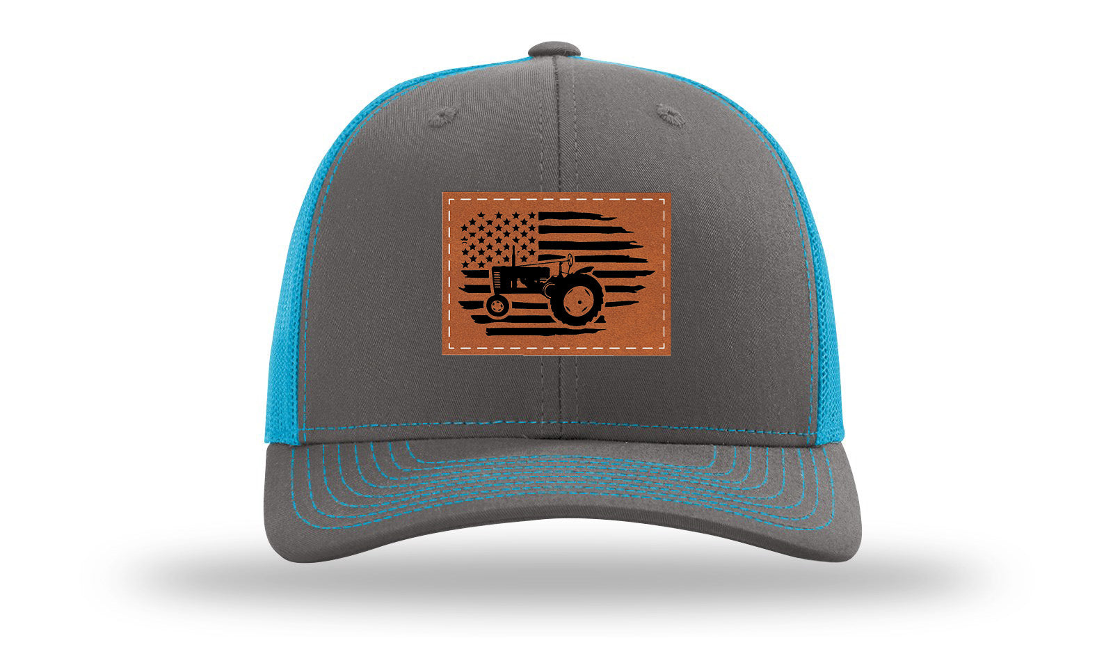 Charcoal / Neon Blue