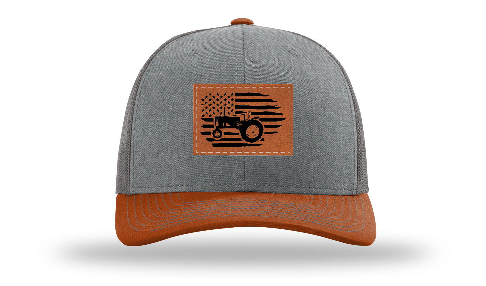 Heather Grey / Charcoal / Dark Orange