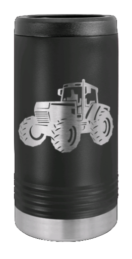 Tractor Laser Engraved Slim Can Insulated Koosie