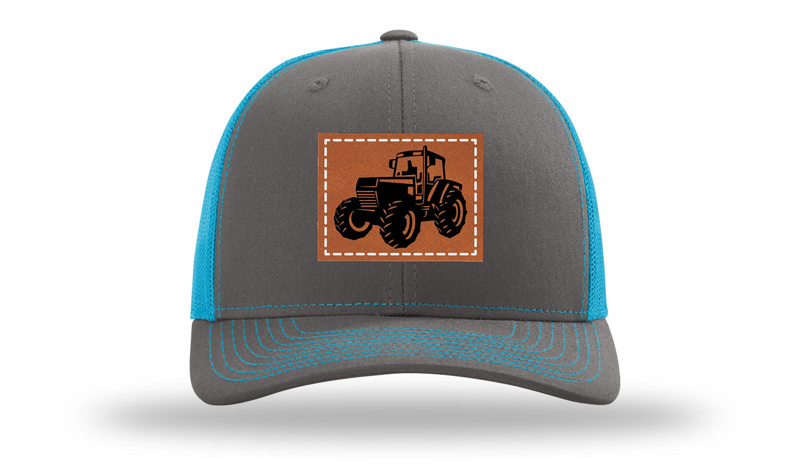 Charcoal / Neon Blue