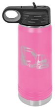 Load image into Gallery viewer, Excavator Laser Engraved Water Bottle (Etched)
