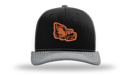 Excavator Leather Patch Richardson 112 Hat