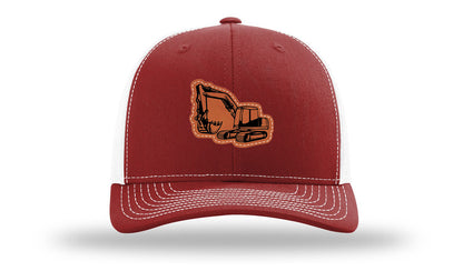 Excavator Leather Patch Richardson 112 Hat