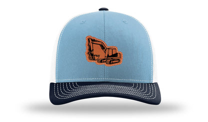 Excavator Leather Patch Richardson 112 Hat