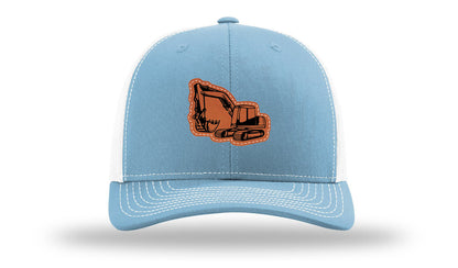 Excavator Leather Patch Richardson 112 Hat
