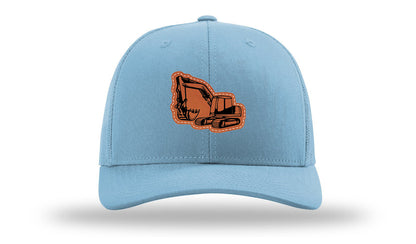 Excavator Leather Patch Richardson 112 Hat