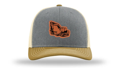 Excavator Leather Patch Richardson 112 Hat