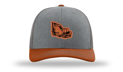Excavator Leather Patch Richardson 112 Hat