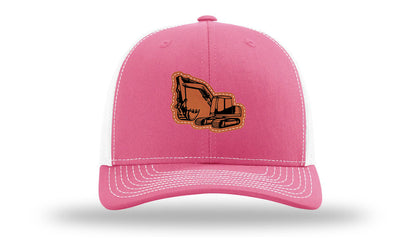 Excavator Leather Patch Richardson 112 Hat