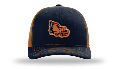 Excavator Leather Patch Richardson 112 Hat