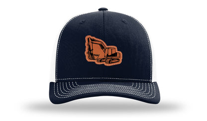 Excavator Leather Patch Richardson 112 Hat